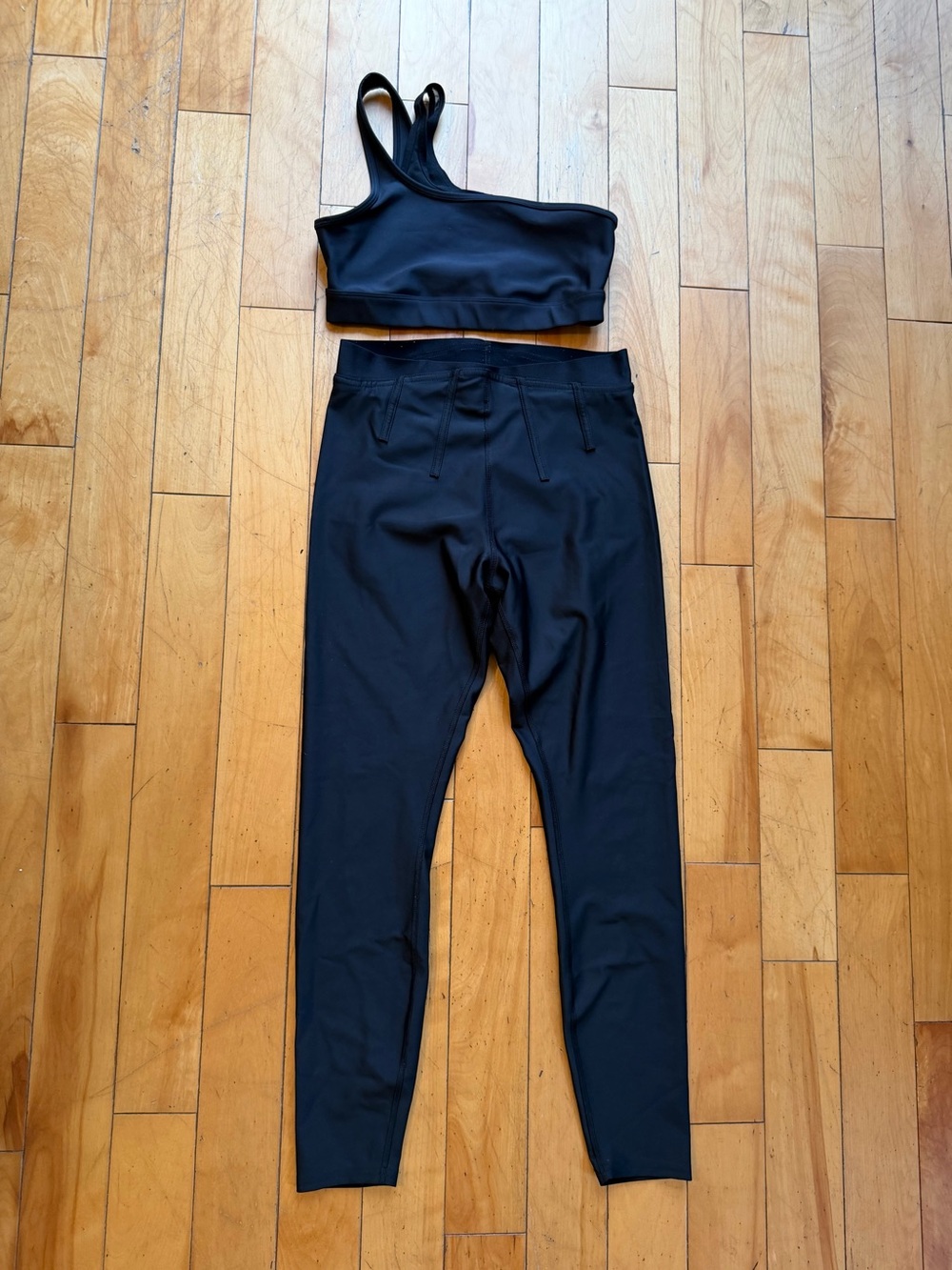 ALO AIRLIFT HIGH-WAIST 7/8 CORSET LEGGING - BLACK - Picture 5 of 6